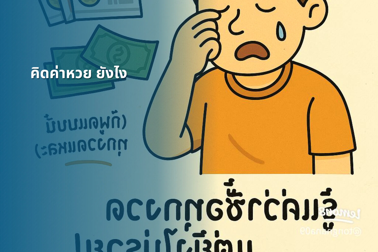 คิดค่าหวย ยังไง - หวย