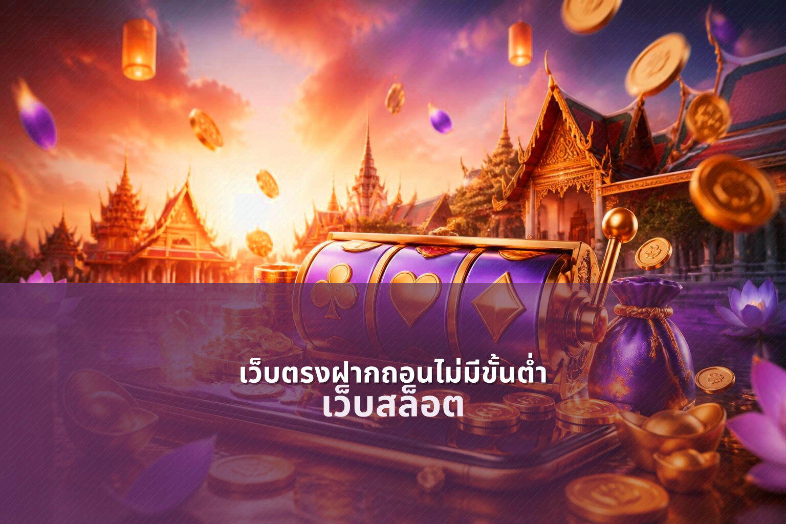 เว็บตรงฝากถอนไม่มีขั้นต่ํา เว็บสล็อต