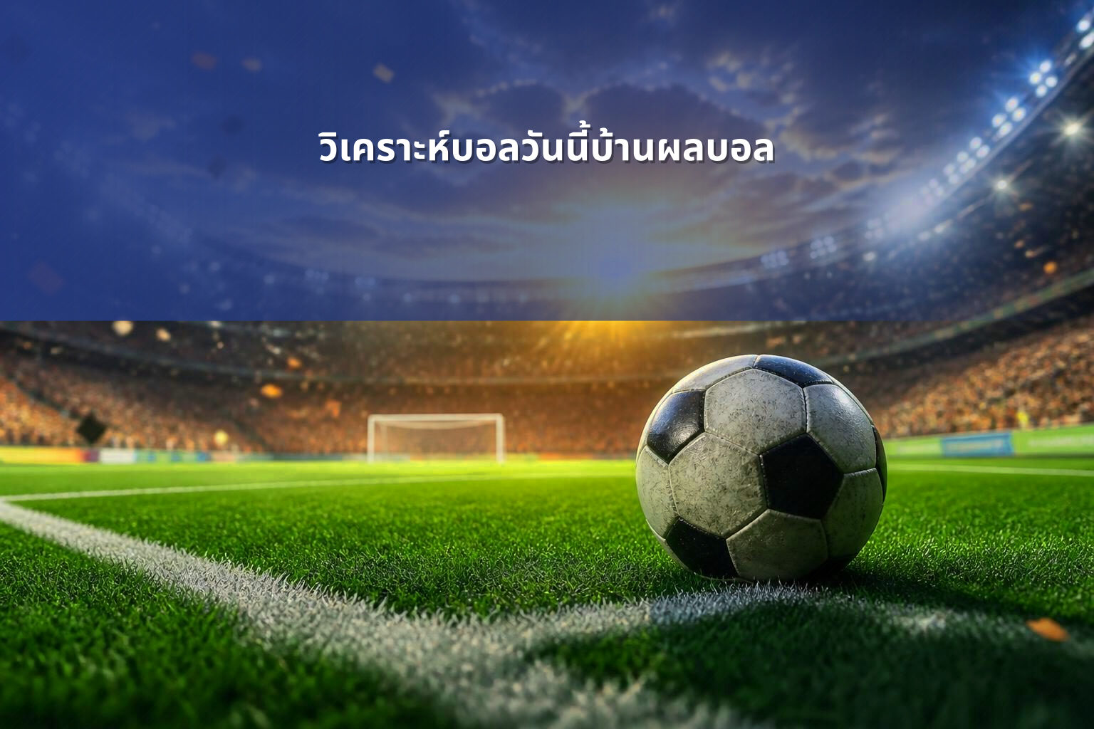 วิเคราะห์บอลวันนี้บ้านผลบอล - sports analysis
