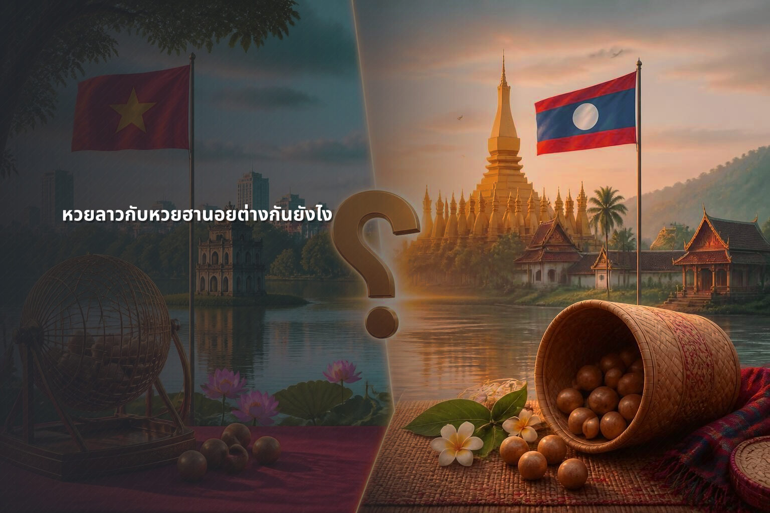 หวยลาวกับหวยฮานอยต่างกันยังไง - หวยลาว