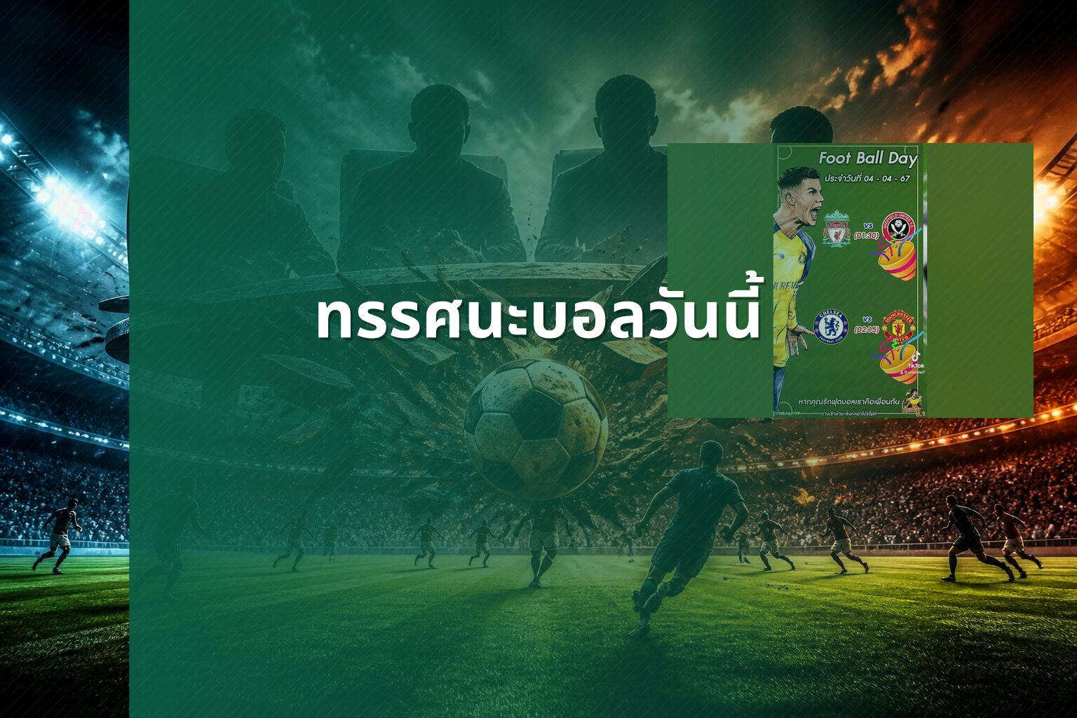 ทรรศนะบอลวันนี้ - sports analysis