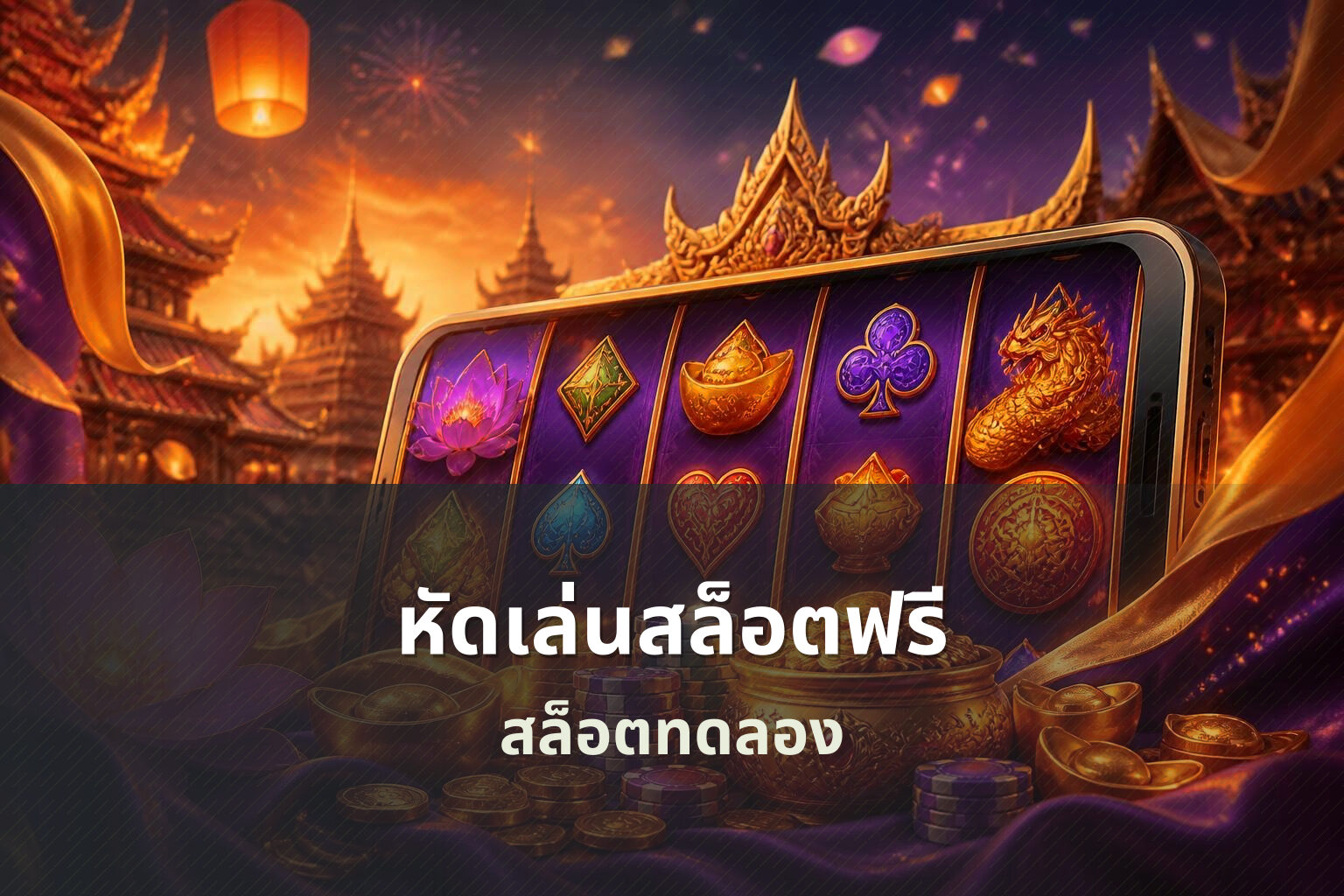 หัดเล่นสล็อตฟรี สล็อตทดลอง