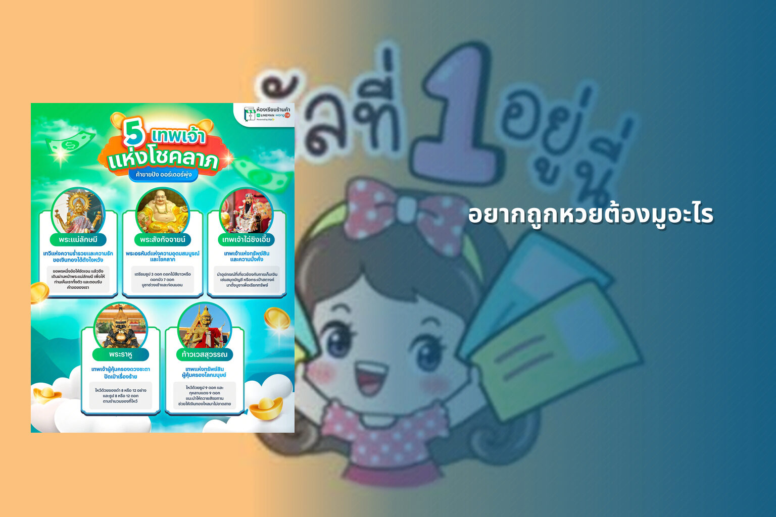 อยากถูกหวยต้องมูอะไร - หวย