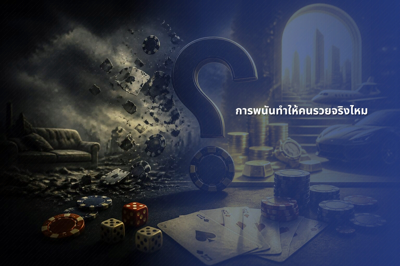 การพนันทำให้คนรวยจริงไหม - การพนัน