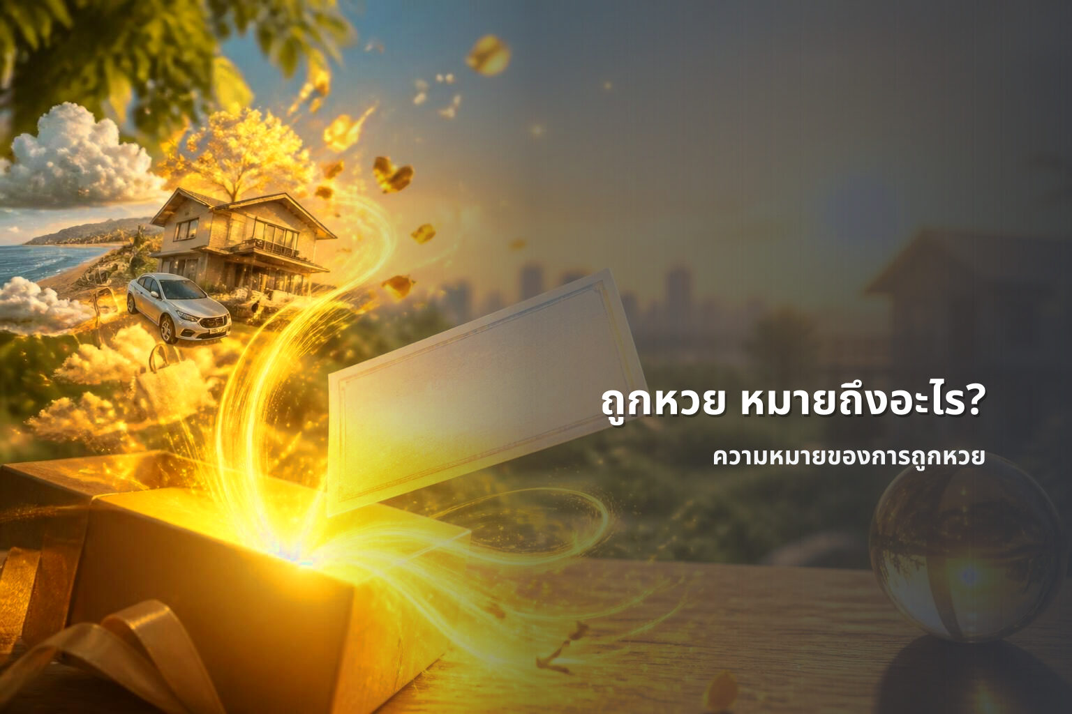 ถูกหวย หมายถึงอะไร? - lottery meaning