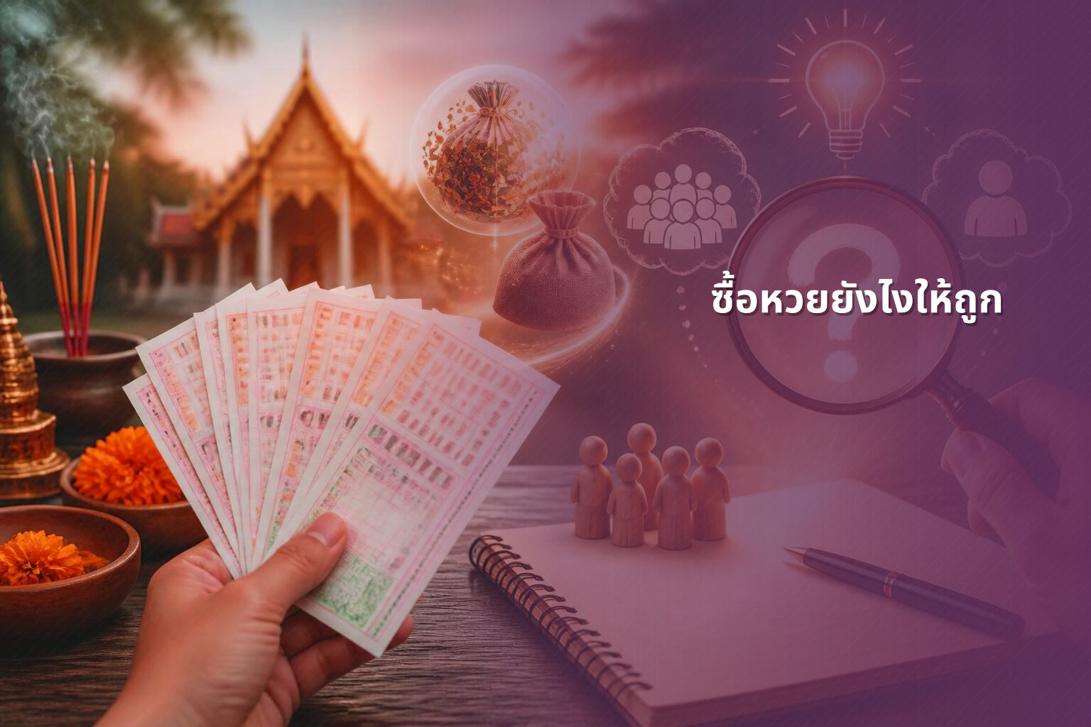ซื้อหวยยังไงให้ถูก - การซื้อหวย