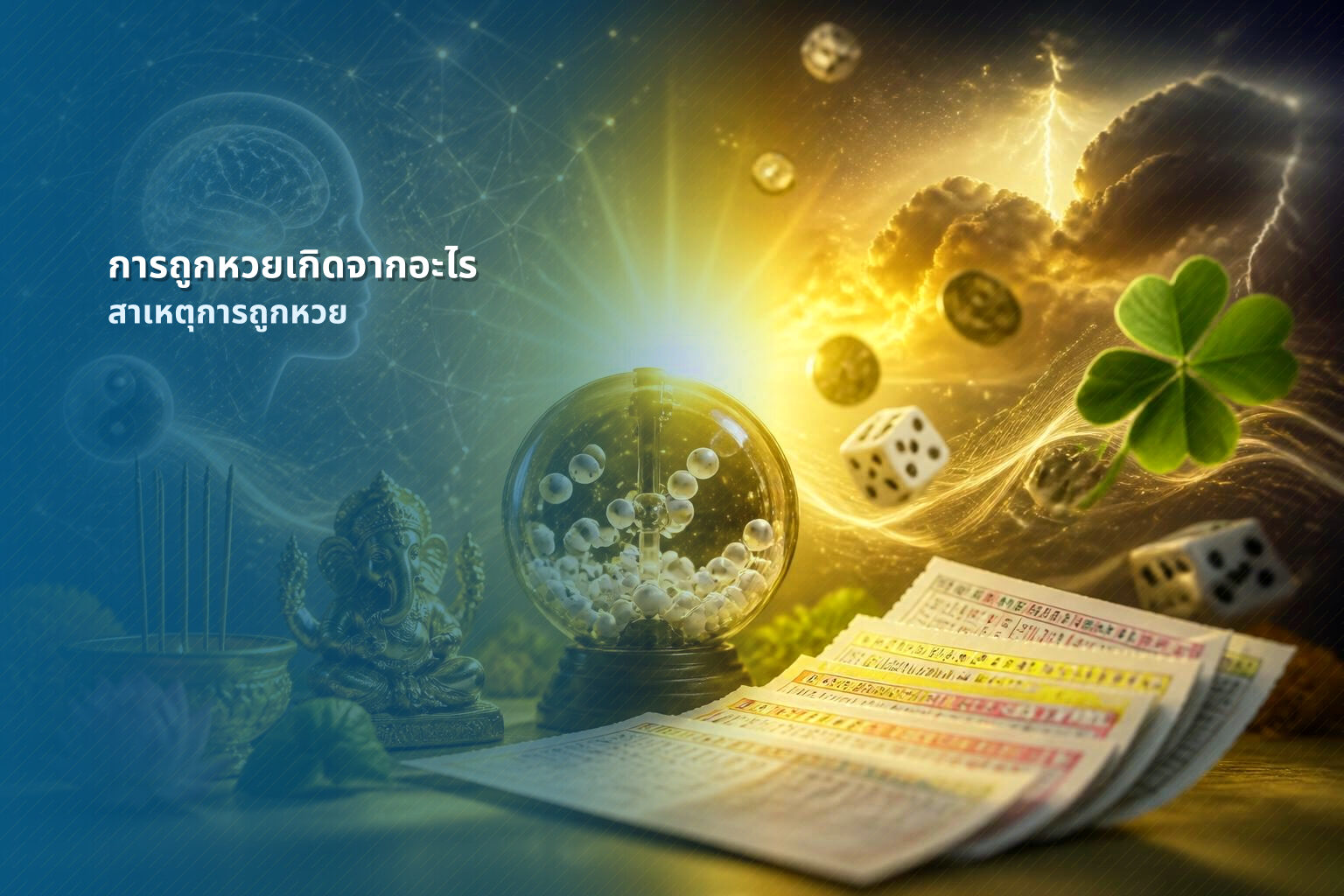 การถูกหวยเกิดจากอะไร - lottery winning causes
