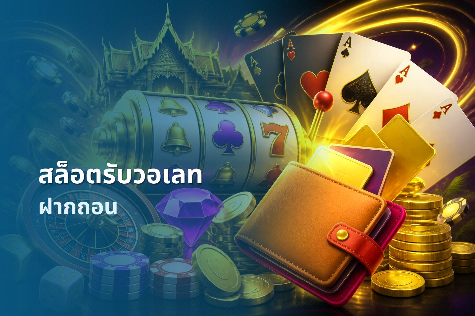 สล็อตรับวอเลท ฝากถอน