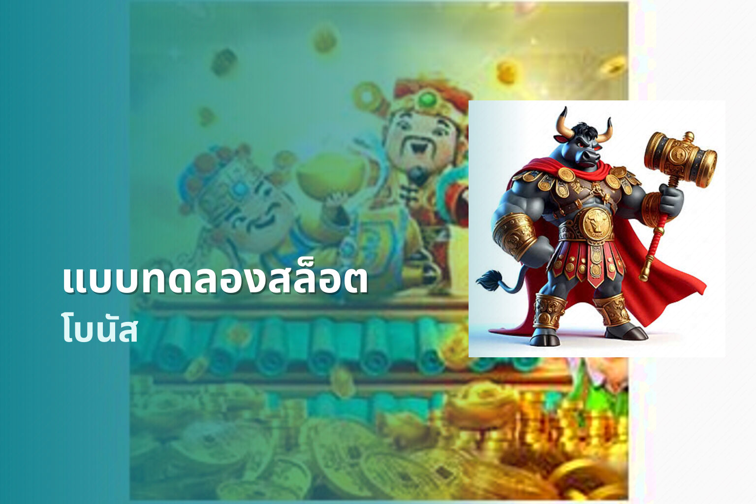 แบบทดลองสล็อต โบนัส