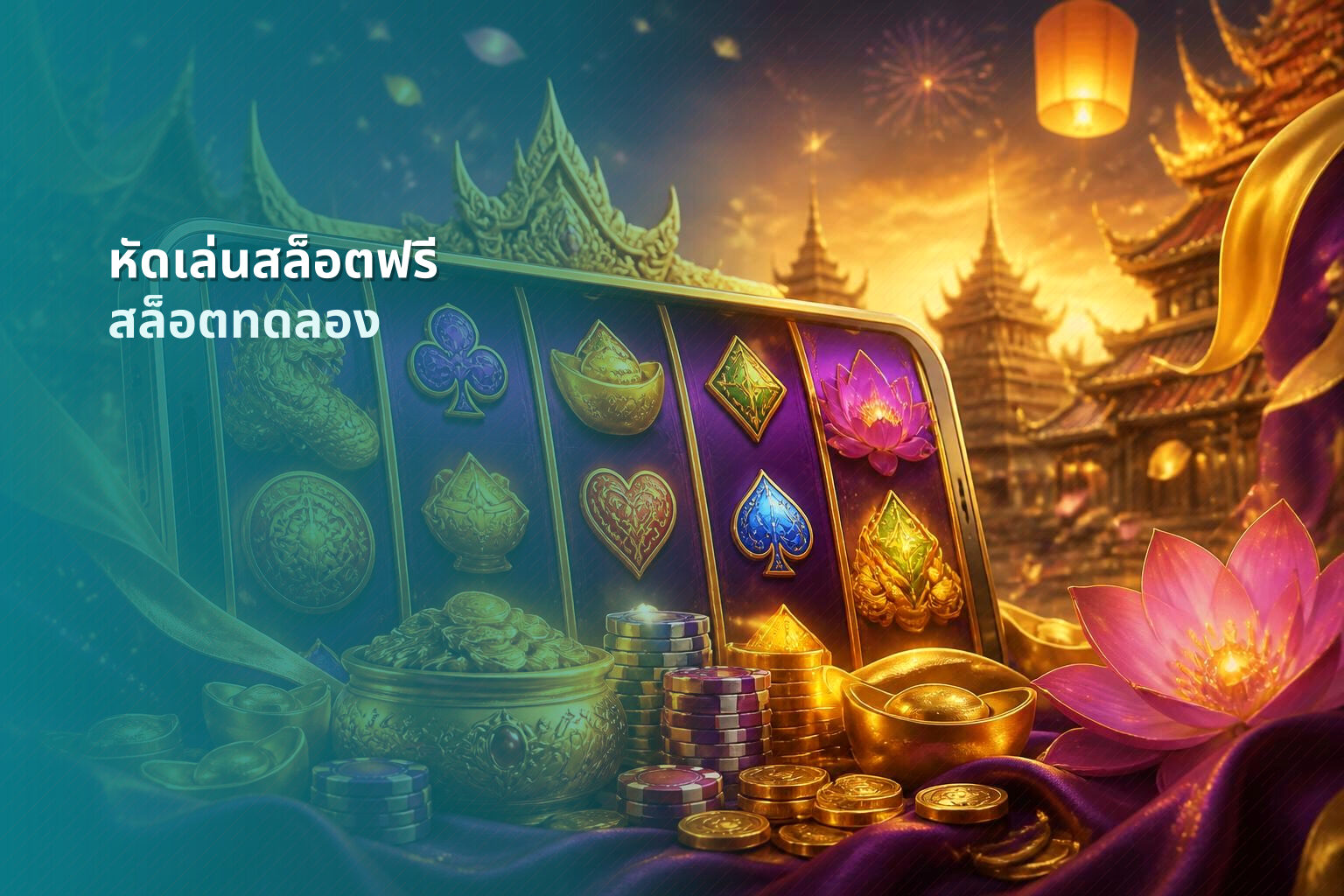 หัดเล่นสล็อตฟรี สล็อตทดลอง