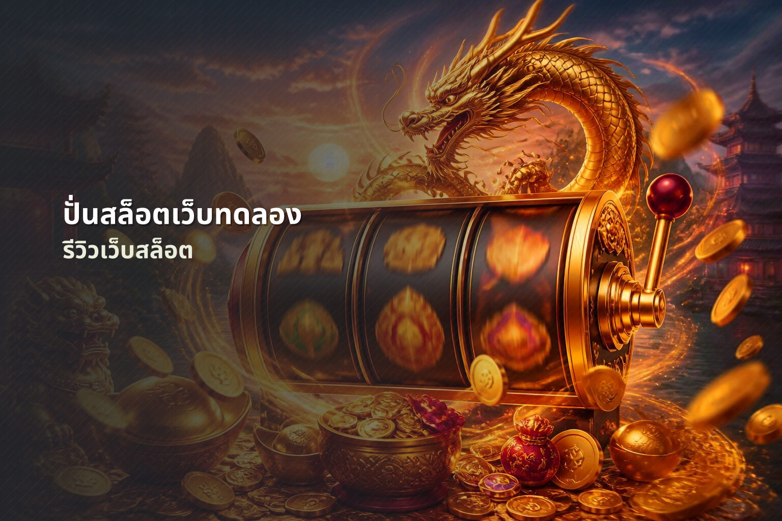 ปั่นสล็อตเว็บทดลอง รีวิวเว็บสล็อต