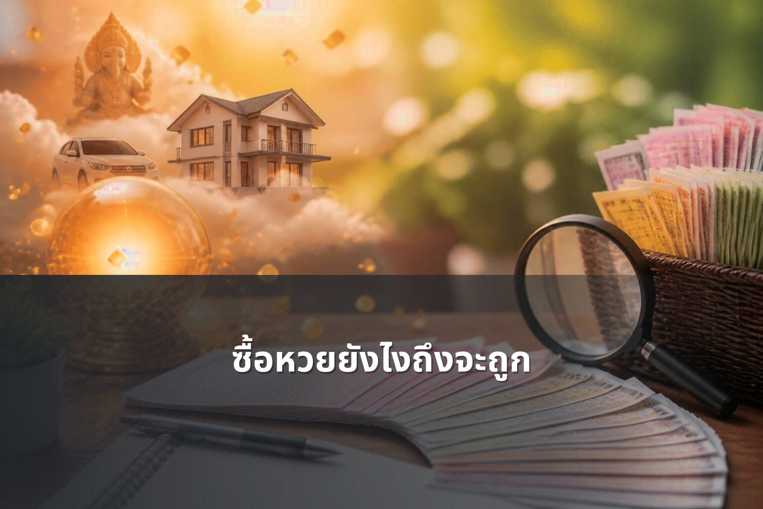ซื้อหวยยังไงถึงจะถูก - how to win the lottery