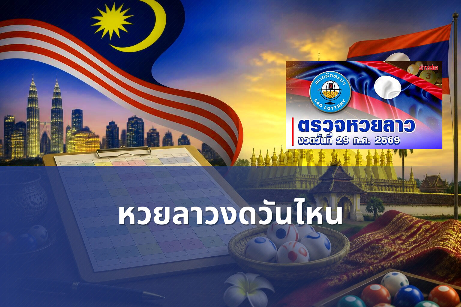 หวยลาวงดวันไหน - lottery schedule