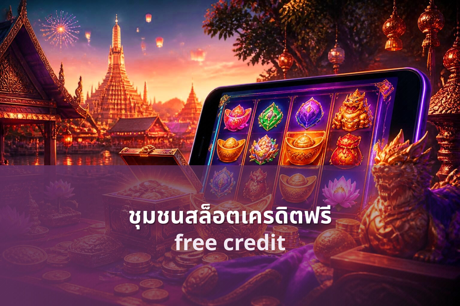 ชุมชนสล็อตเครดิตฟรี free credit