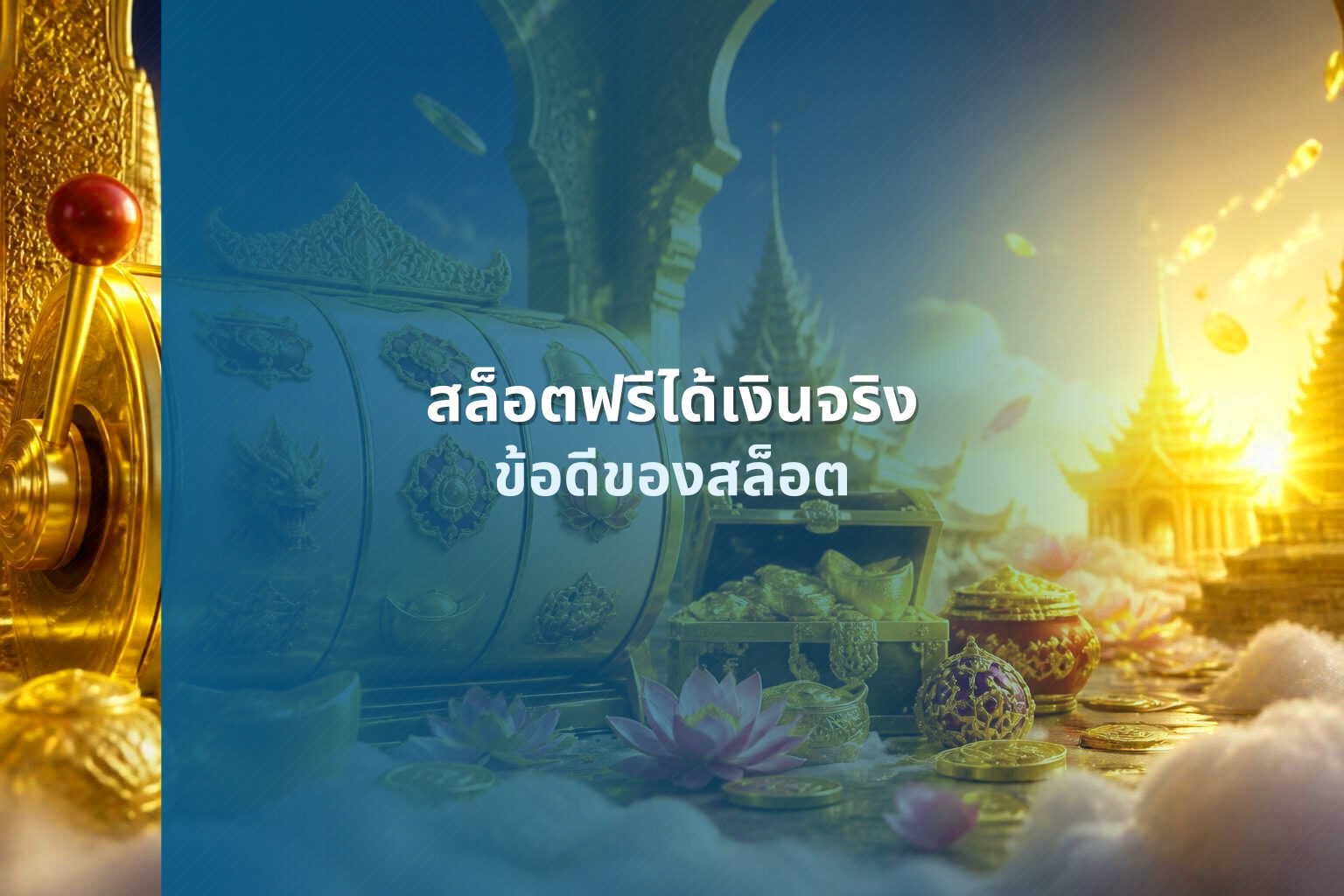 สล็อตฟรีได้เงินจริง ข้อดีของสล็อต
