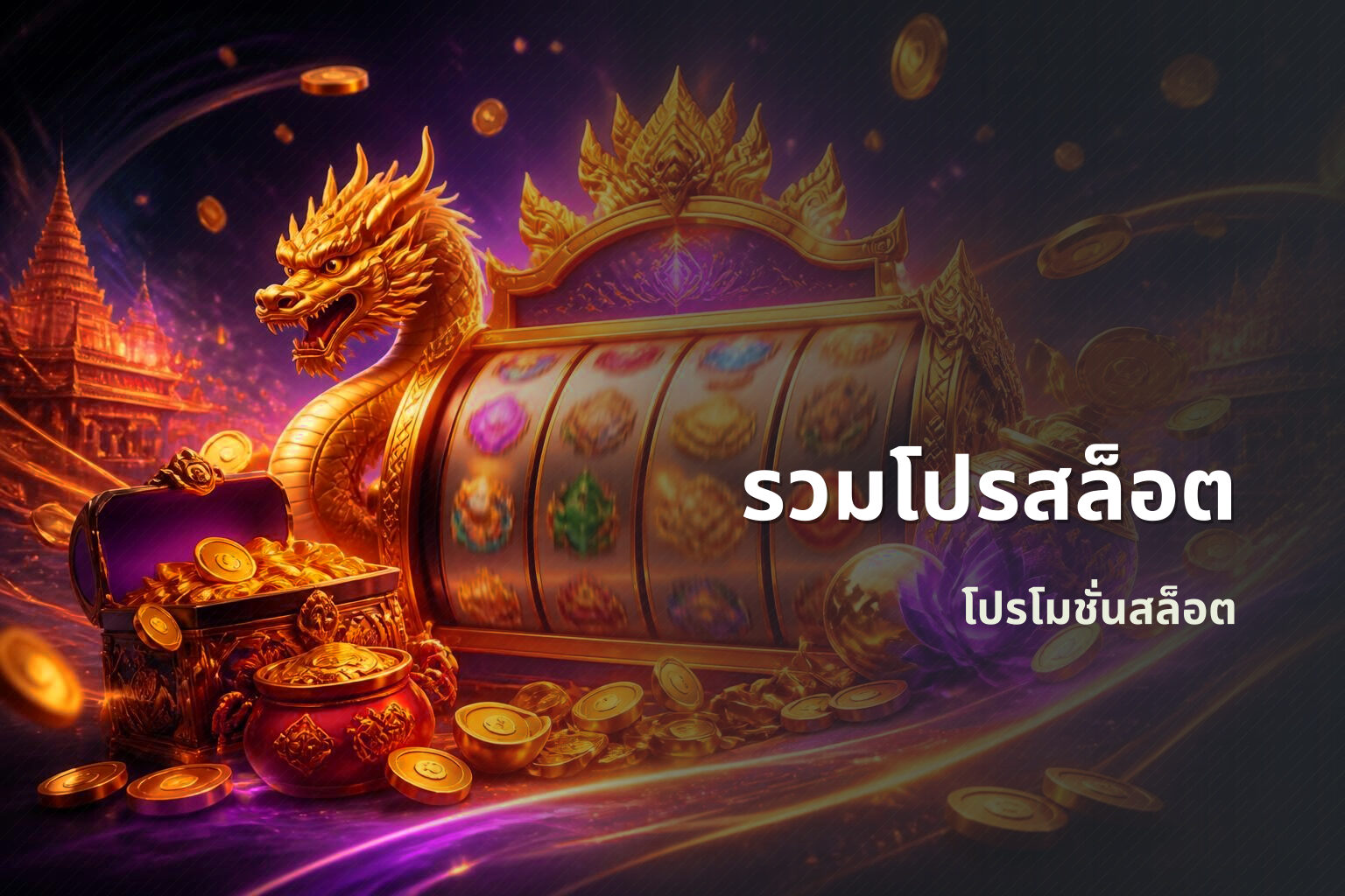 รวมโปรสล็อต โปรโมชั่นสล็อต