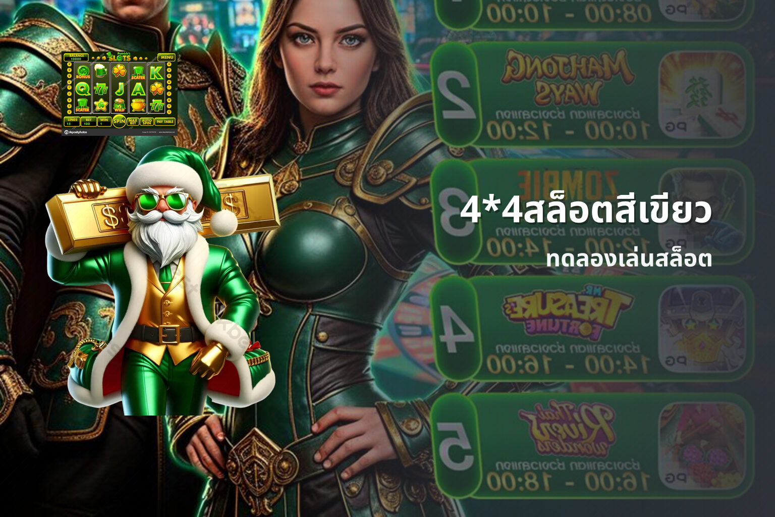 4*4สล็อตสีเขียว - slot games