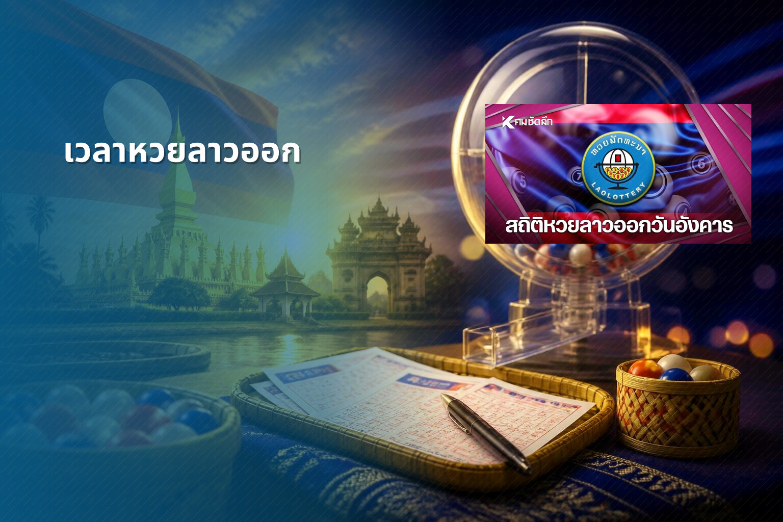 เวลาหวยลาวออก - lottery timing
