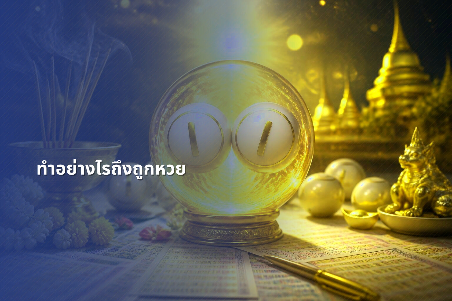 ทำอย่างไรถึงถูกหวย - หวย