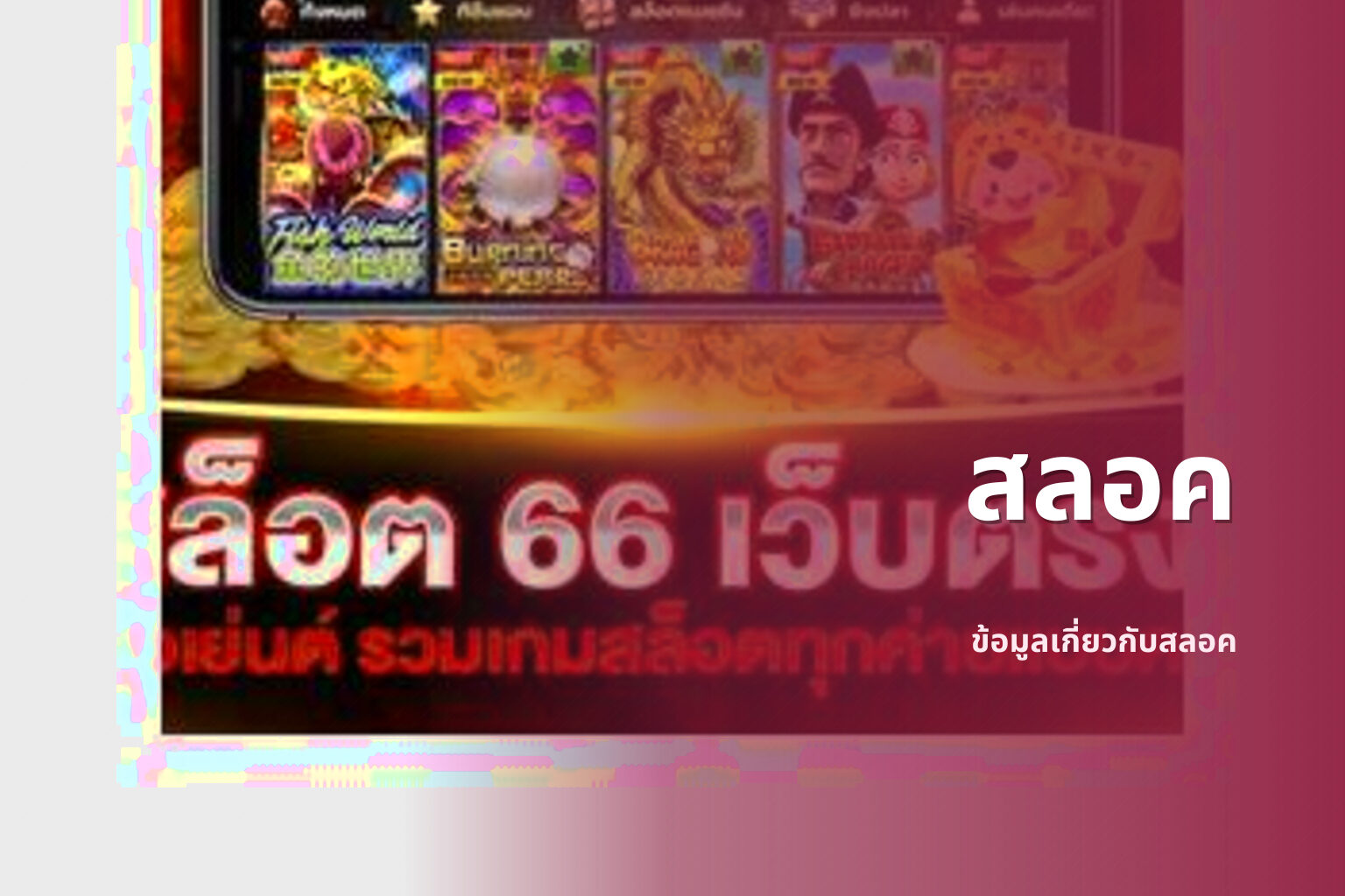 สลอค ข้อมูลเกี่ยวกับสลอค
