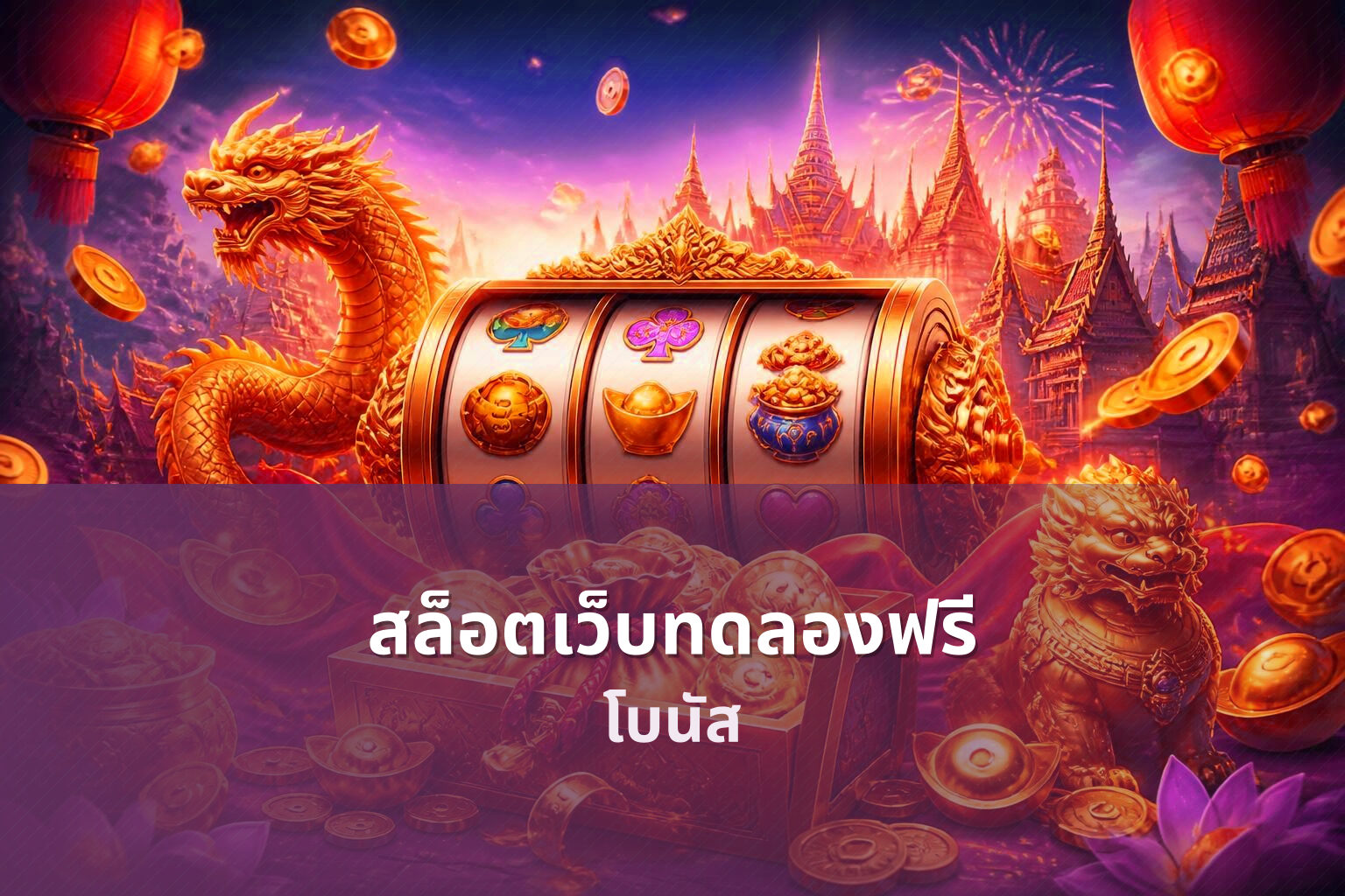 สล็อตเว็บทดลองฟรี โบนัส