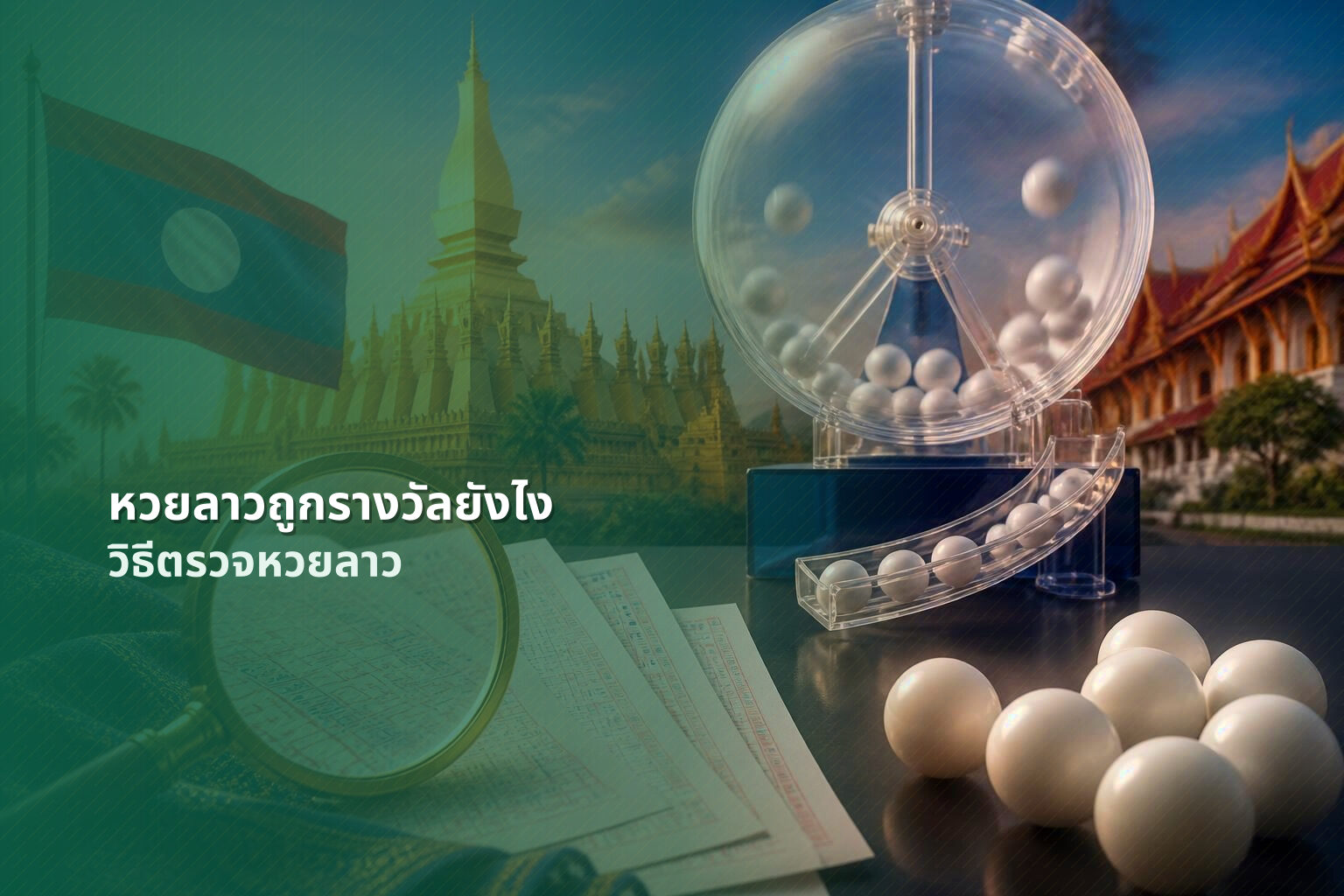 หวยลาวถูกรางวัลยังไง วิธีตรวจหวยลาว