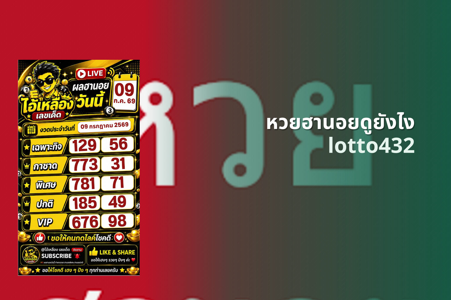 หวยฮานอยดูยังไง - How to view Hanoi lottery