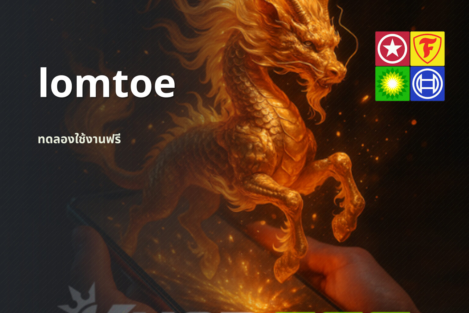 lomtoe ทดลองใช้งานฟรี