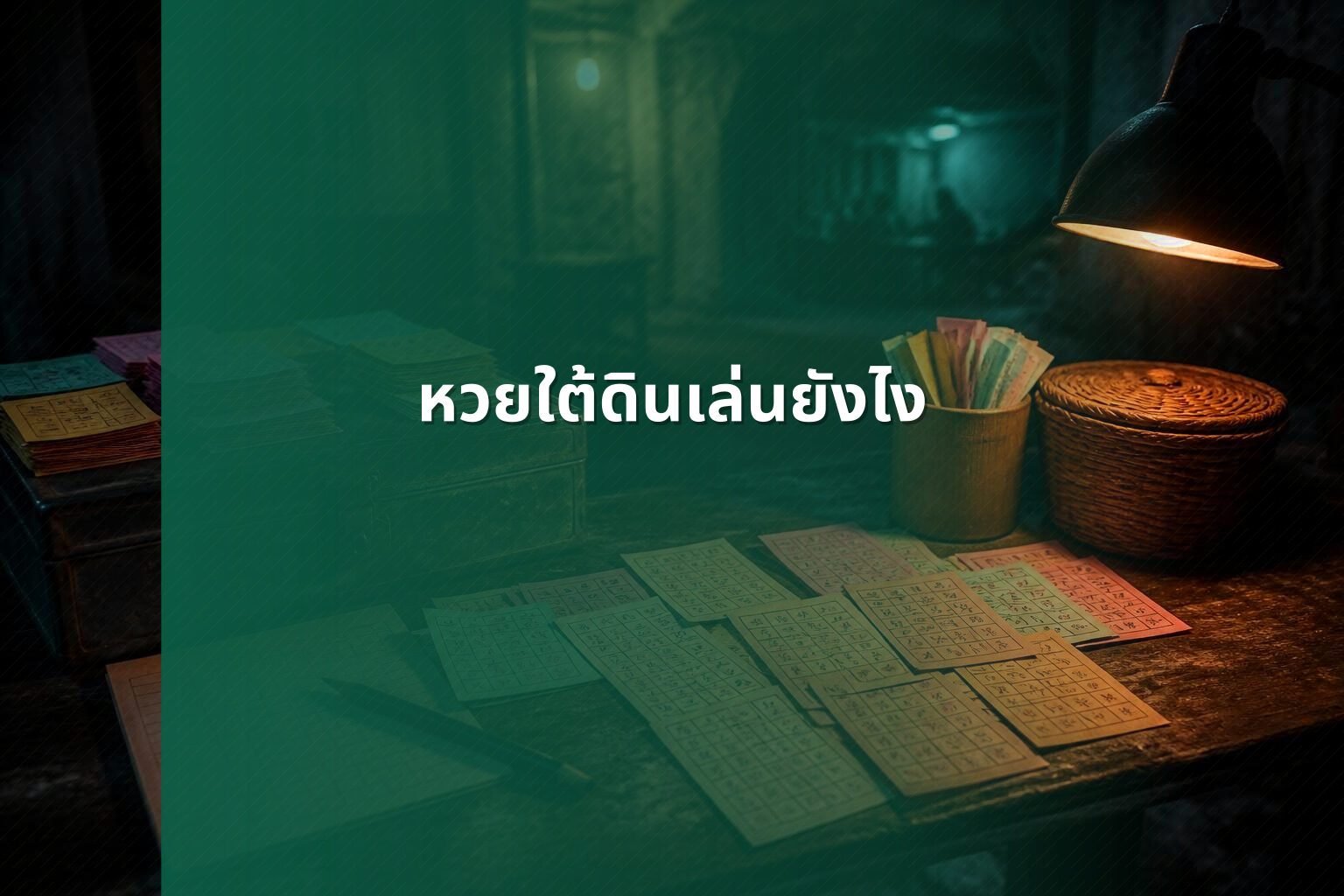 หวยใต้ดินเล่นยังไง - หวยใต้ดิน