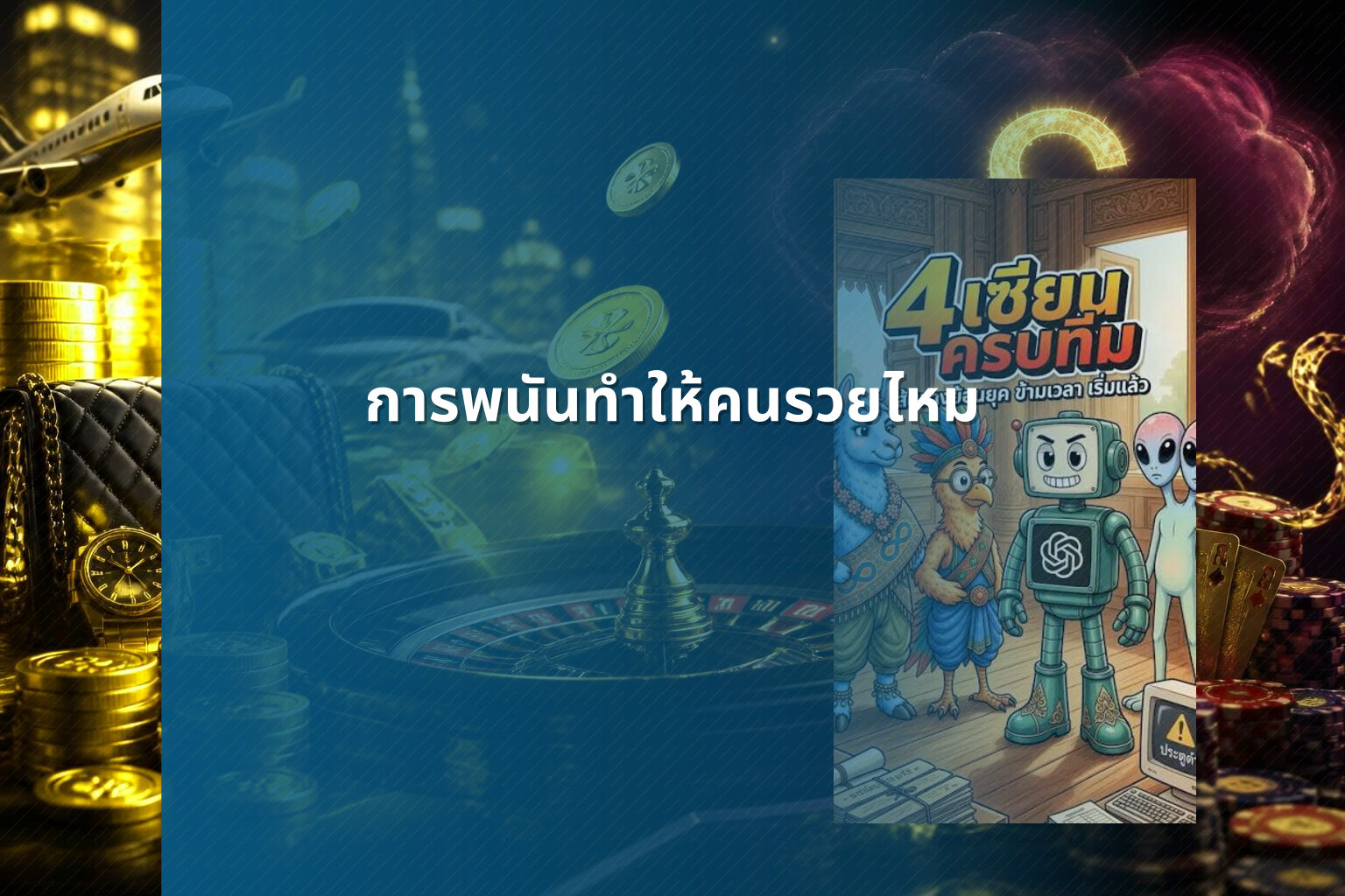 การพนันทำให้คนรวยไหม - การพนัน