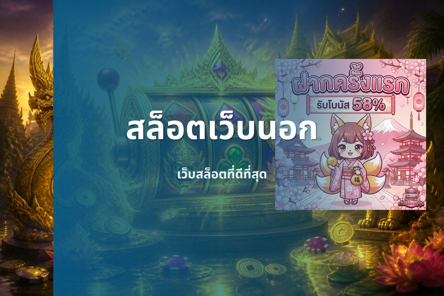 สล็อตเว็บนอก เว็บสล็อตที่ดีที่สุด