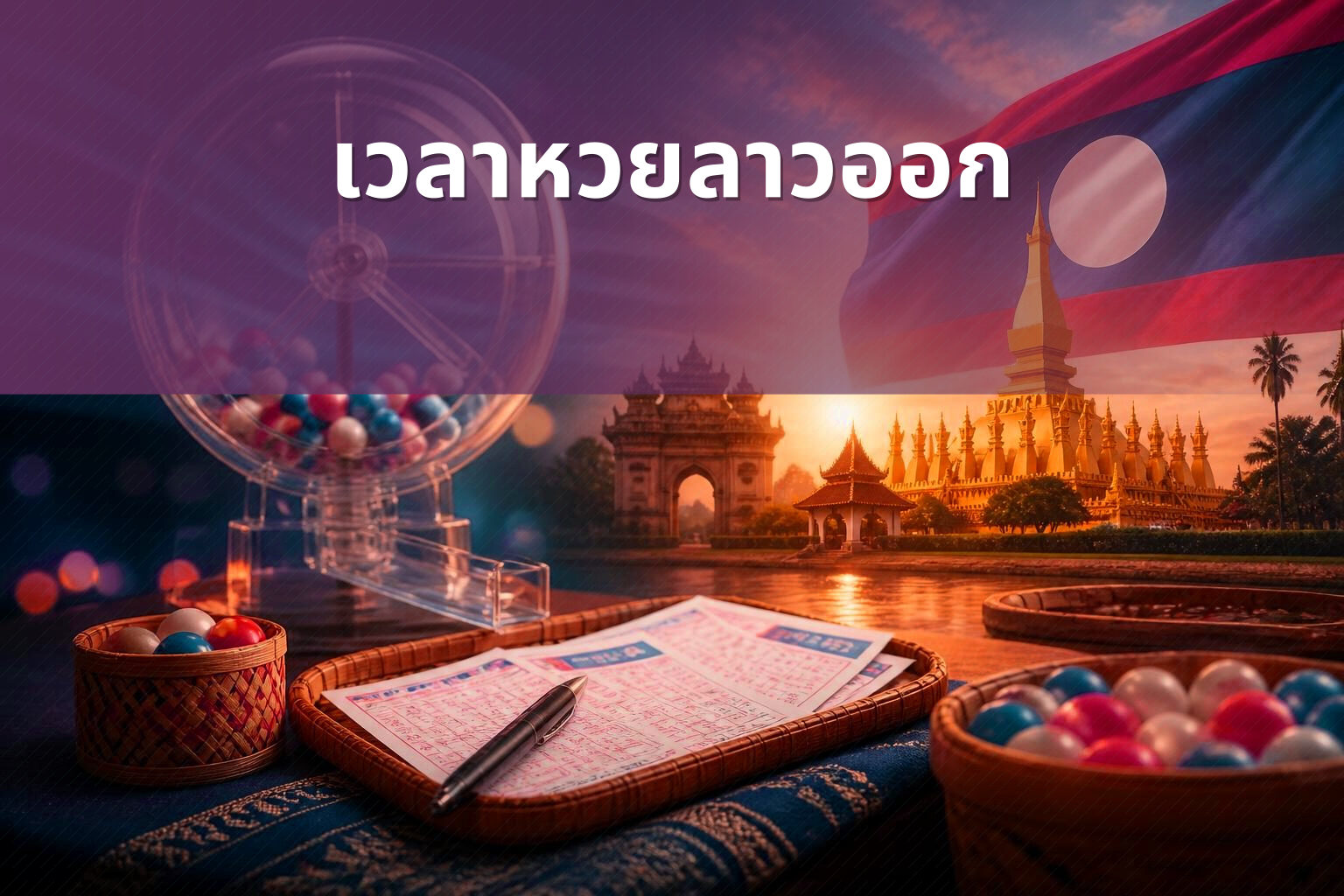 เวลาหวยลาวออก - lottery timing