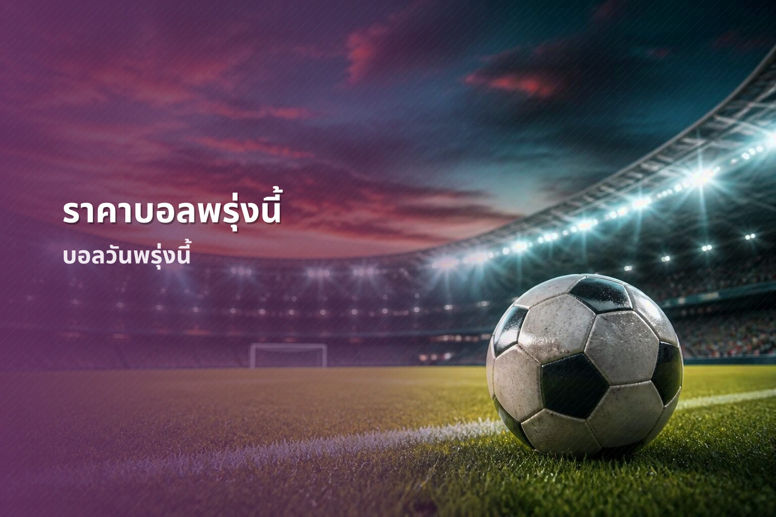 ราคาบอลพรุ่งนี้ บอลวันพรุ่งนี้