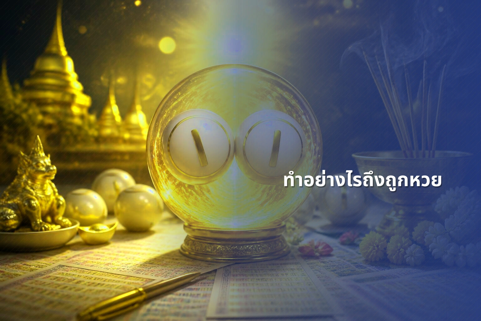 ทำอย่างไรถึงถูกหวย - หวย