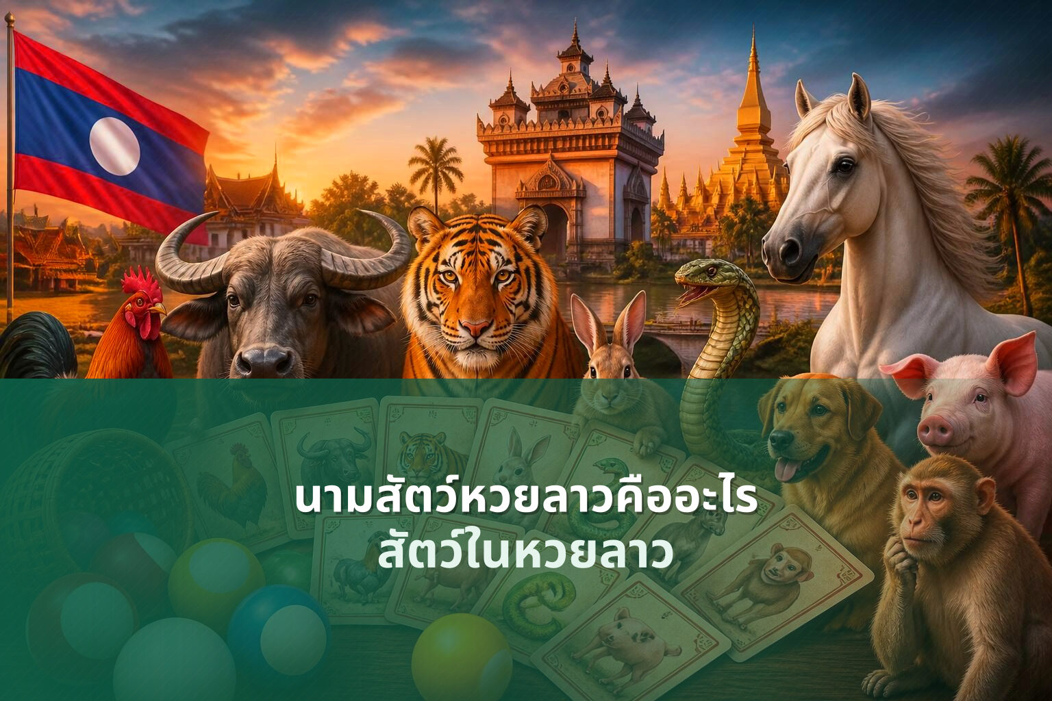 นามสัตว์หวยลาวคืออะไร สัตว์ในหวยลาว