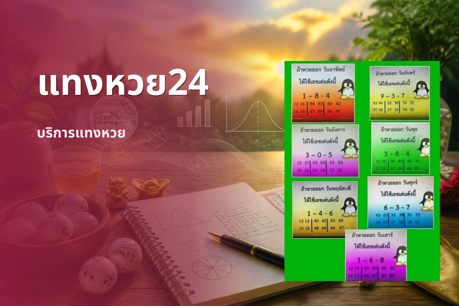 แทงหวย24 บริการแทงหวย