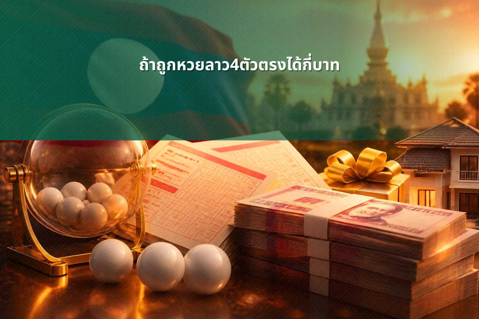 ถ้าถูกหวยลาว4ตัวตรงได้กี่บาท - lottery winnings