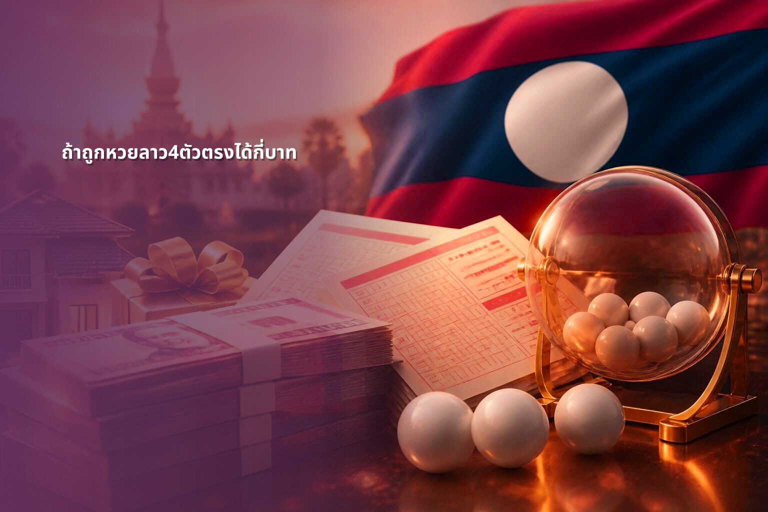 ถ้าถูกหวยลาว4ตัวตรงได้กี่บาท - lottery winnings
