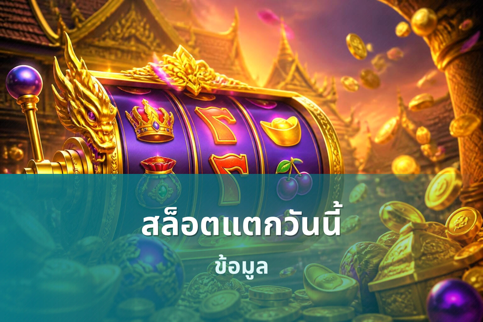 สล็อตแตกวันนี้ ข้อมูล
