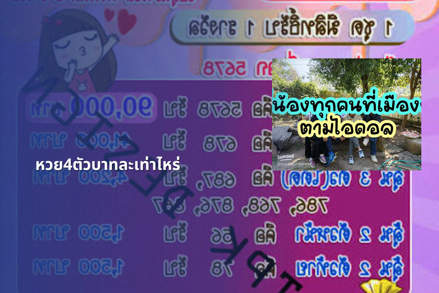 หวย4ตัวบาทละเท่าไหร่ - หวยลาว
