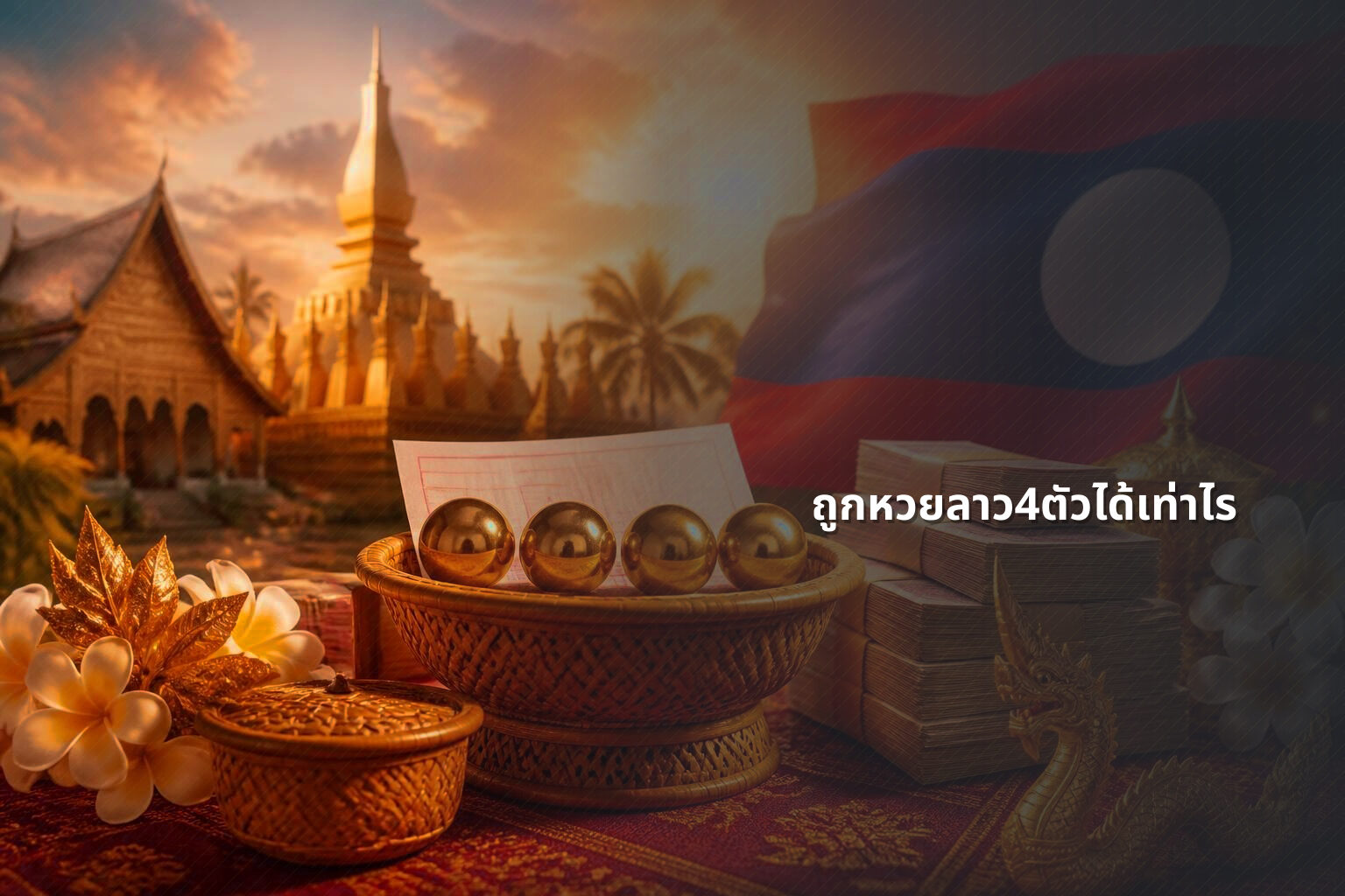ถูกหวยลาว4ตัวได้เท่าไร - หวยลาว