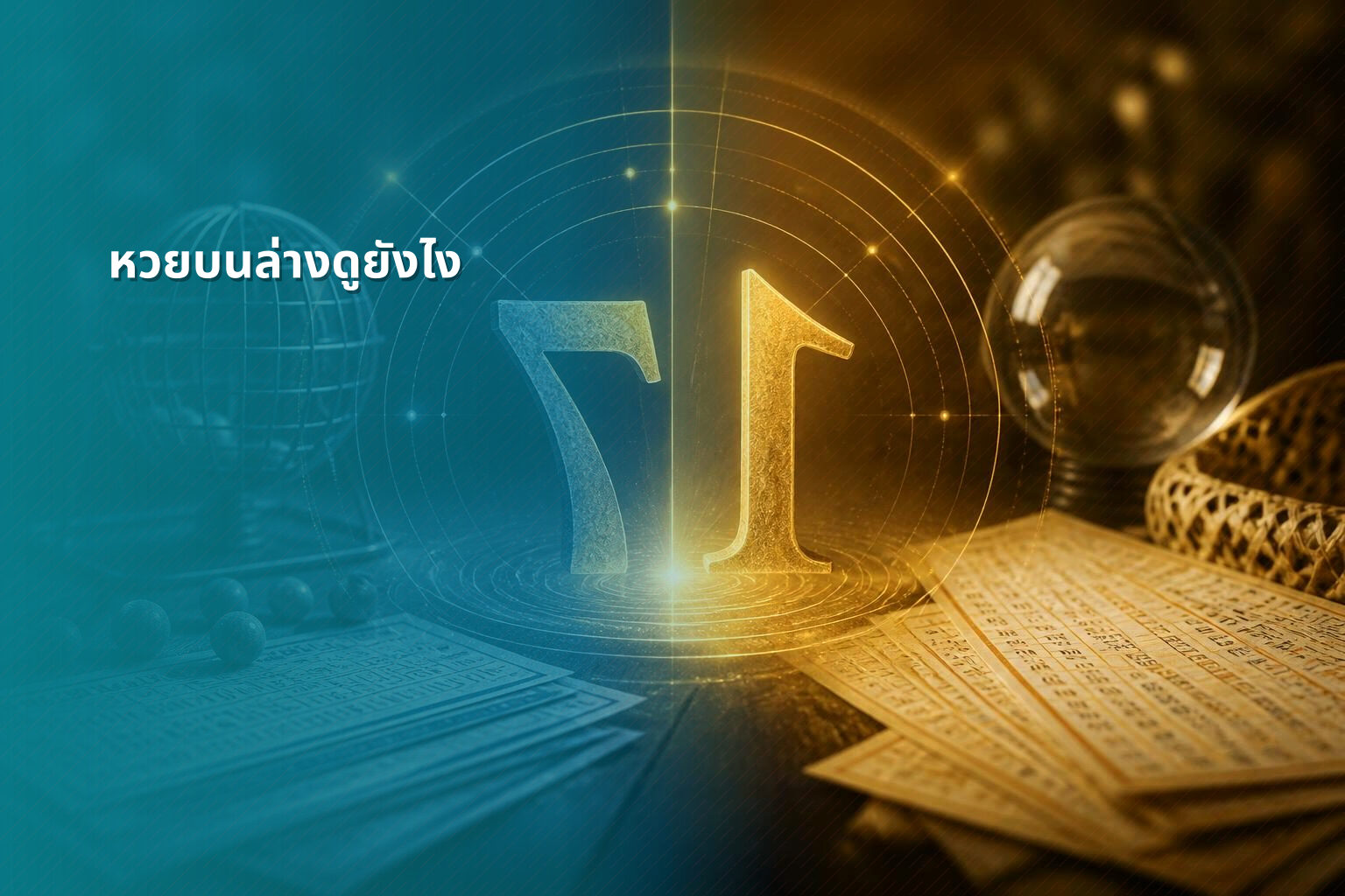 หวยบนล่างดูยังไง - หวย