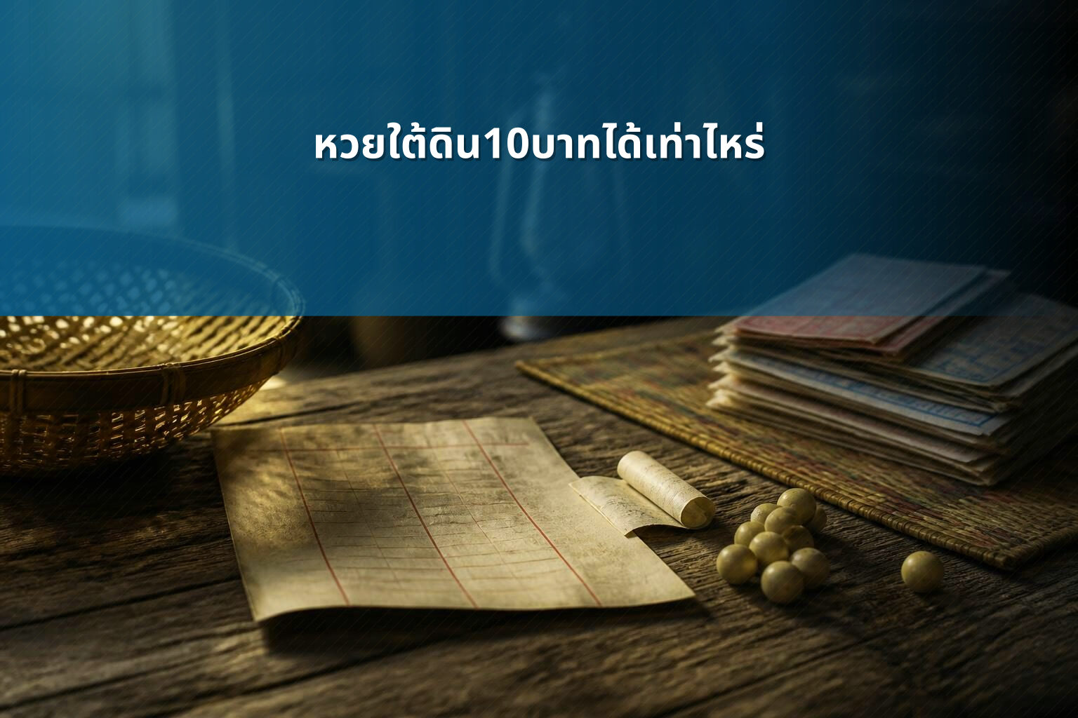 หวยใต้ดิน10บาทได้เท่าไหร่ - หวยใต้ดิน