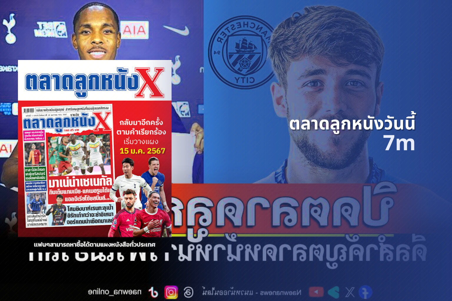 ตลาดลูกหนังวันนี้ 7m