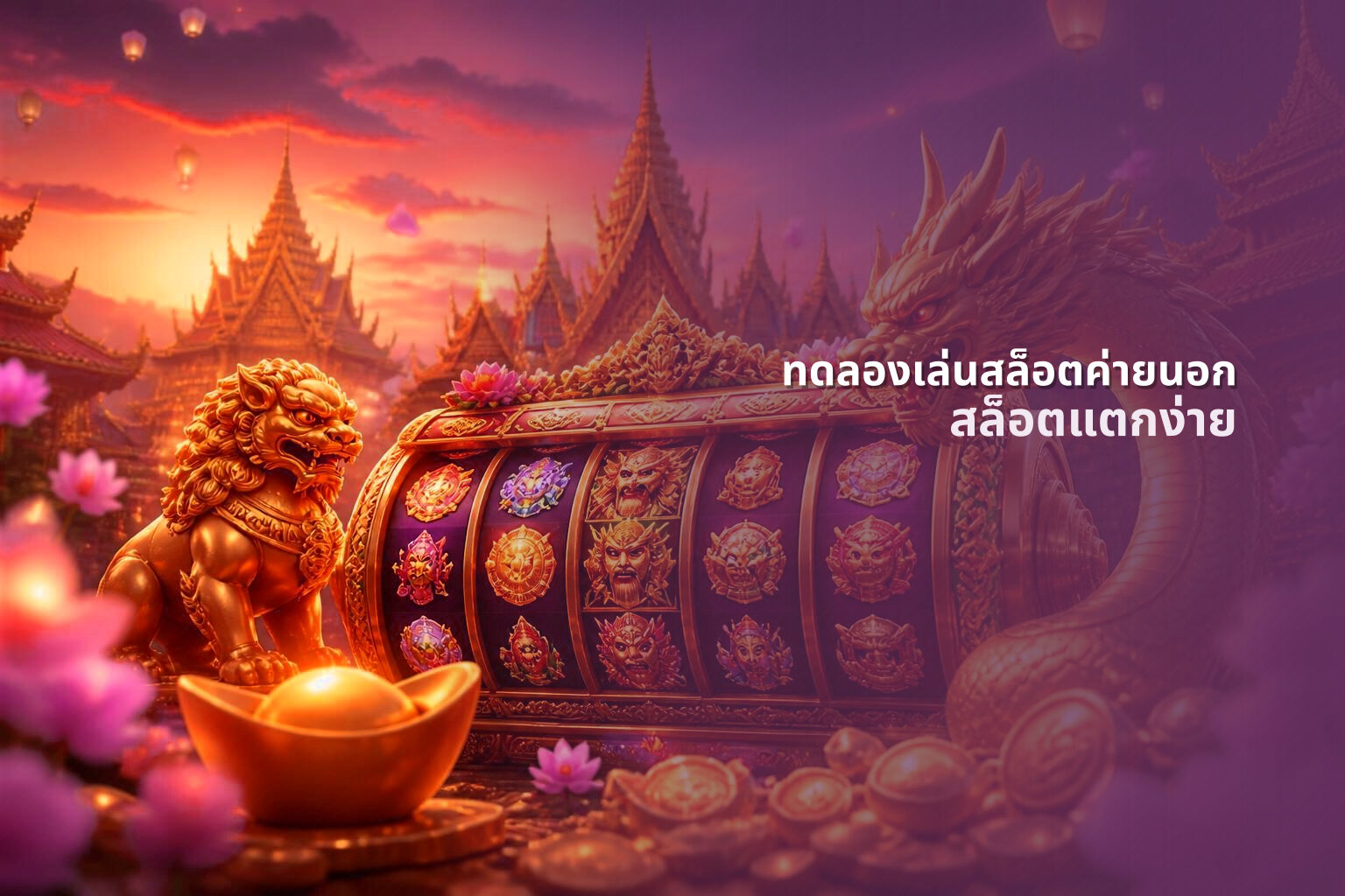 ทดลองเล่นสล็อตค่ายนอก สล็อตแตกง่าย