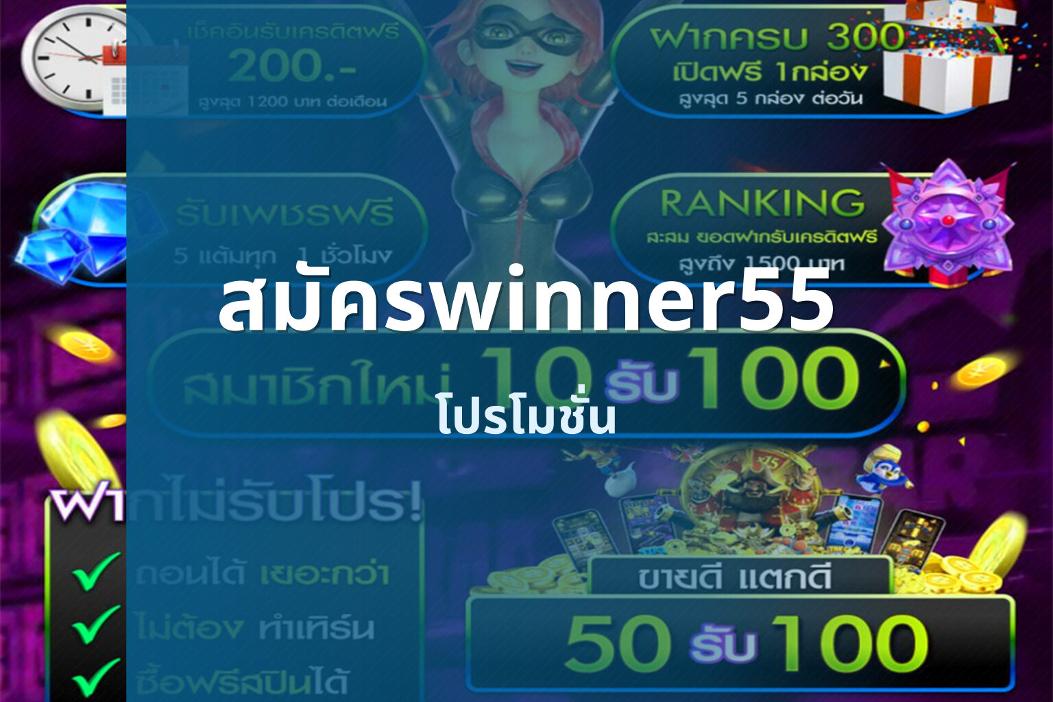สมัครwinner55 โปรโมชั่น