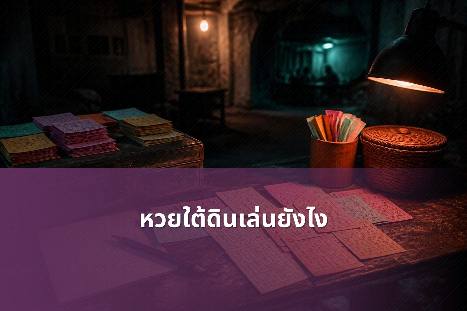 หวยใต้ดินเล่นยังไง - หวยใต้ดิน