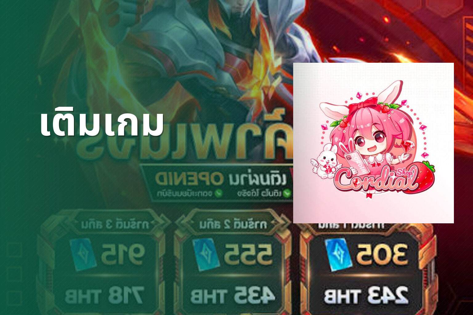 เติมเกม - game top-up service